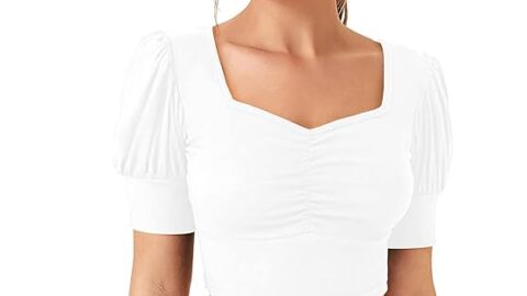 ILLI LONDON Women's Slim FIT Crop TOP