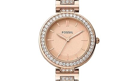 Fossil Gwen Analogue Women's Watch Gold Plated, Gold Strap